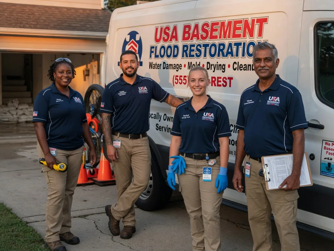 Basement Flood Cleanup company in Pitcairn, PA