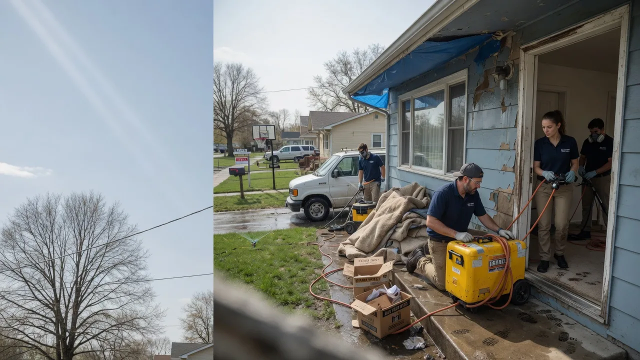 Basement Flood Cleanup in Pitcairn, PA near me